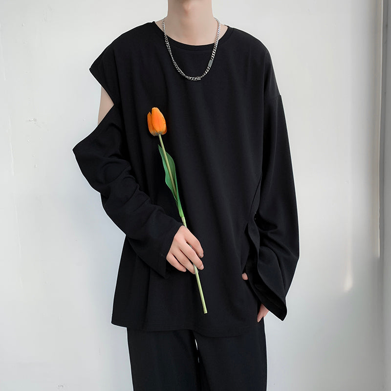 モードスリットアシンメトリーTシャツ gm5173