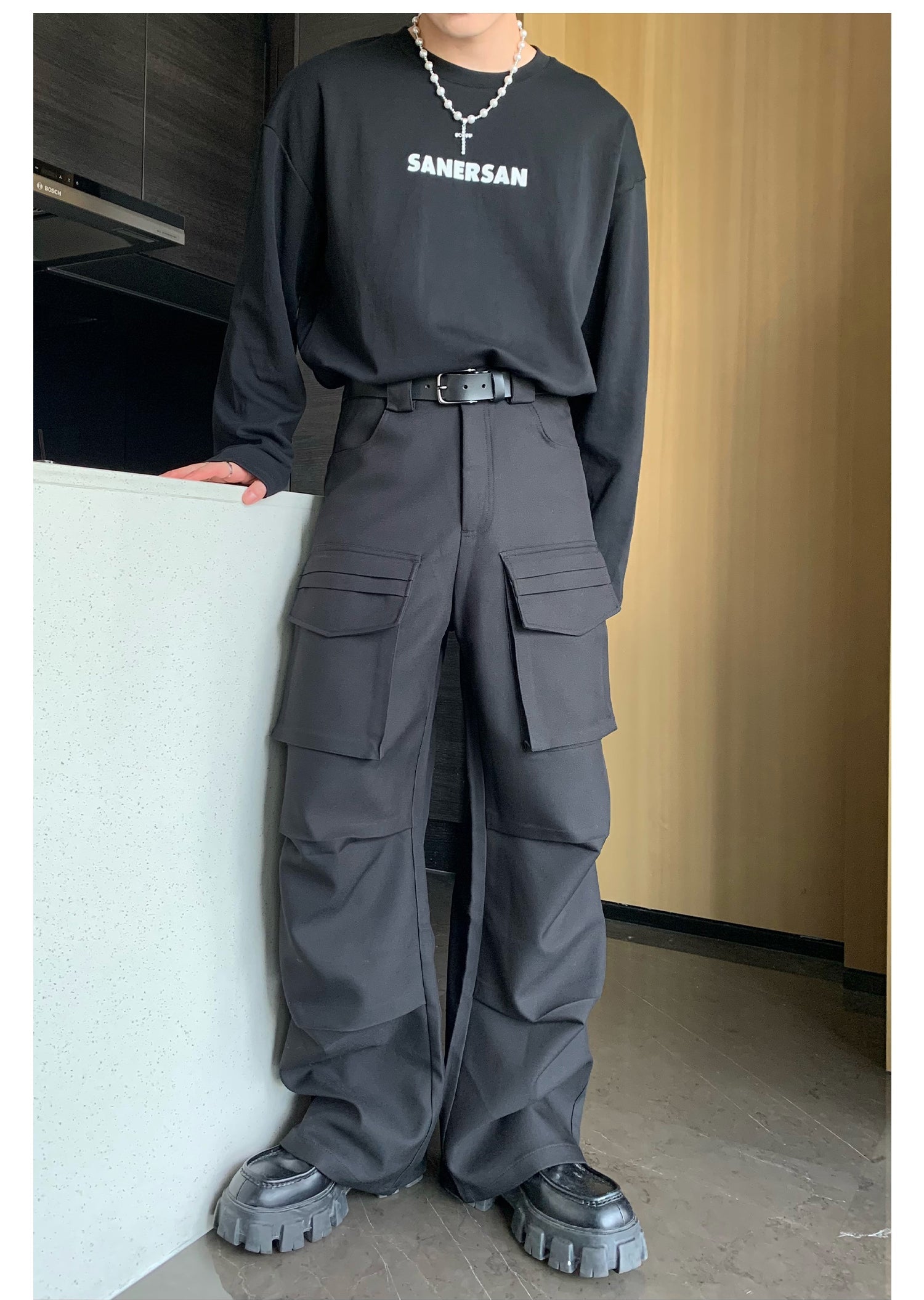 シンプルストリートカーゴパンツ  gm2768