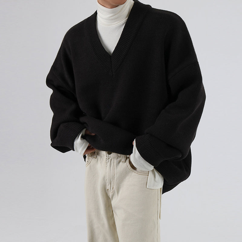 korean loose vneck knit gm5024