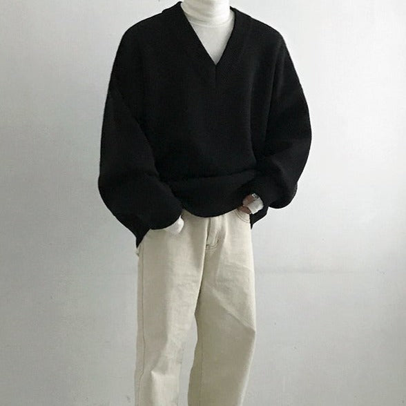 korean loose vneck knit gm5024