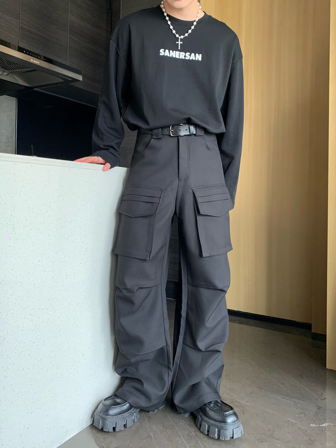 シンプルストリートカーゴパンツ  gm2768