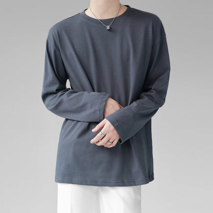 ラウンドネックロングTシャツ gm5113