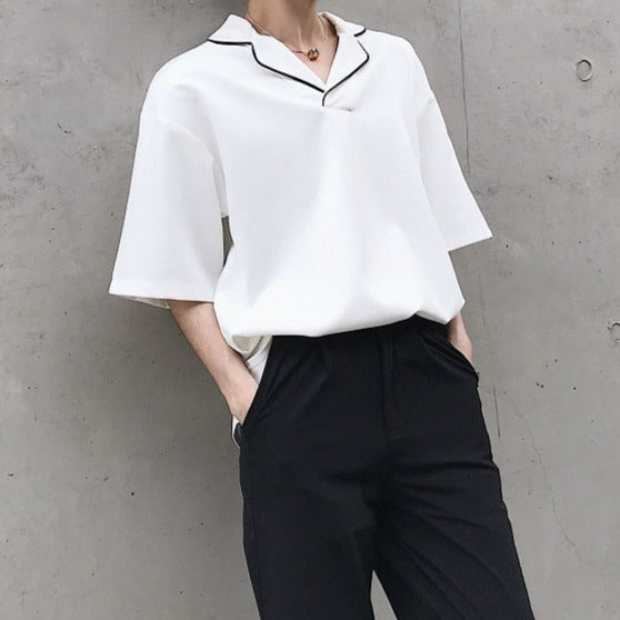 ステッチカラーモノトーンTシャツ gm5201