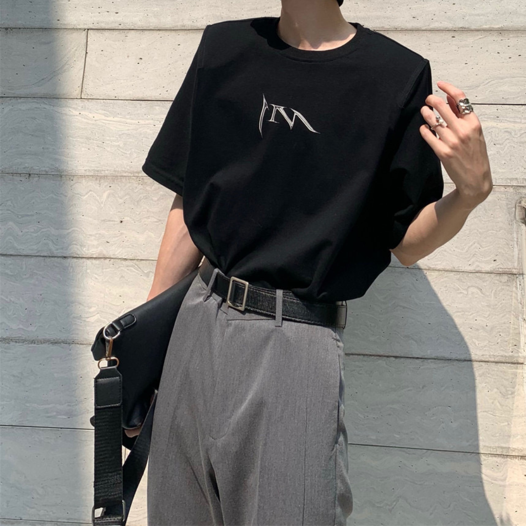ショルダーパッドロゴTシャツ  gm2575