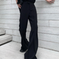 センタープリーツワイドフレアパンツ  gm2633